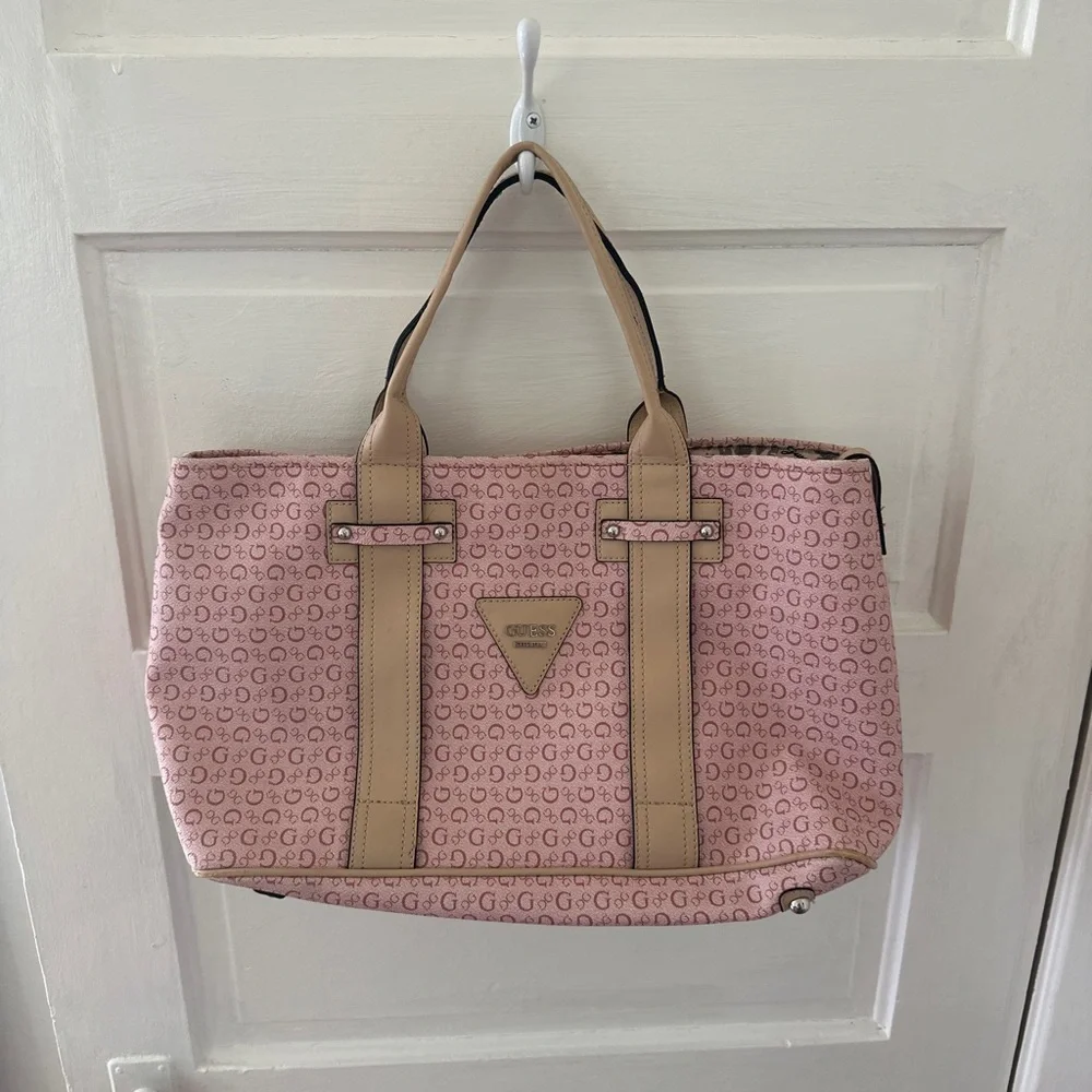 Vintage Pink Guess Bag - Picture 1 of 5